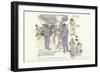 Westward Ho! on Board a German Liner Bound for New York-Phil May-Framed Giclee Print