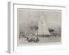 Westward Ho, the Shamrock Starting for New York to Compete for the America Cup-William Lionel Wyllie-Framed Giclee Print