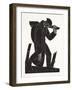 Westward Hoe!, after a Drawing by David James, 1921-Eric Gill-Framed Giclee Print