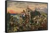 'Westward the Course of Empire Takes Its Way' --Emanuel Gottlieb Leutze-Framed Stretched Canvas