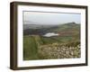 Westward to Crag Lough and Windshields Crag, Hadrians Wall, UNESCO World Heritage Site, Northumbria-James Emmerson-Framed Photographic Print