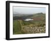 Westward to Crag Lough and Windshields Crag, Hadrians Wall, UNESCO World Heritage Site, Northumbria-James Emmerson-Framed Photographic Print