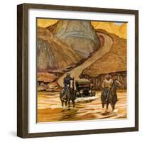 "Westward Tow," May 29, 1948-Mead Schaeffer-Framed Giclee Print