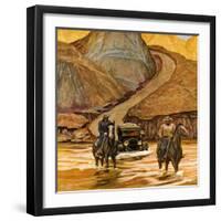 "Westward Tow," May 29, 1948-Mead Schaeffer-Framed Giclee Print