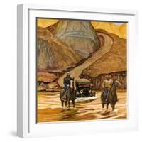 "Westward Tow," May 29, 1948-Mead Schaeffer-Framed Giclee Print