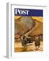 "Westward Tow," Saturday Evening Post Cover, May 29, 1948-Mead Schaeffer-Framed Giclee Print