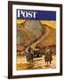 "Westward Tow," Saturday Evening Post Cover, May 29, 1948-Mead Schaeffer-Framed Giclee Print