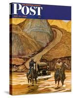 "Westward Tow," Saturday Evening Post Cover, May 29, 1948-Mead Schaeffer-Stretched Canvas