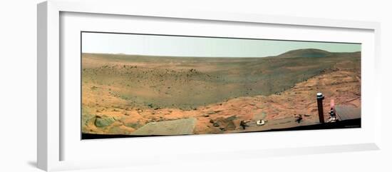 Westward View of Mars, False Color-Stocktrek Images-Framed Photographic Print