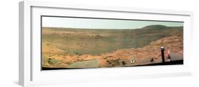 Westward View of Mars, False Color-Stocktrek Images-Framed Photographic Print