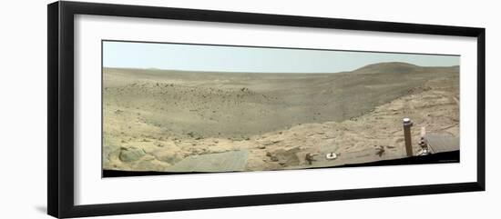 Westward View of Mars, True Color-Stocktrek Images-Framed Photographic Print