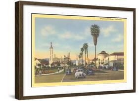 Westwood Village, Los Angeles, California-null-Framed Art Print