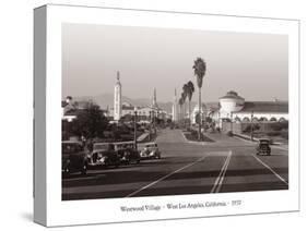 Westwood Village, West Los Angeles, California, 1937-null-Stretched Canvas