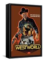 Westworld, Yul Brynner, 1973-null-Framed Stretched Canvas