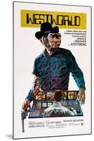 Westworld, Yul Brynner, 1973-null-Mounted Art Print