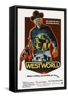 Westworld, Yul Brynner, James Brolin, Richard Benjamin, 1973-null-Framed Stretched Canvas