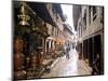 Wet Back Street Scene in Bhaktapur Town, Kathmandu, Nepal-Bill Bachmann-Mounted Photographic Print