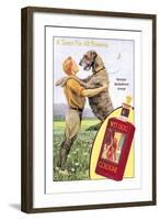 Wet Dog Cologne: A Scent for All Reasons-null-Framed Art Print