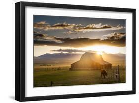 Wet Mountain Barn I-Dan Ballard-Framed Photographic Print