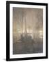 Wet Night, Columbus Circle, New York, 1897-98-William Frazer-Framed Giclee Print