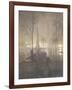 Wet Night, Columbus Circle, New York, 1897-98-William Frazer-Framed Giclee Print