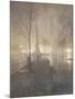 Wet Night, Columbus Circle, New York, 1897-98-William Frazer-Mounted Giclee Print