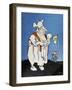 Wet Nurse in 1912, Satirical Cartoon Dedicated to Pope Pius X, 1911, Italy-null-Framed Giclee Print