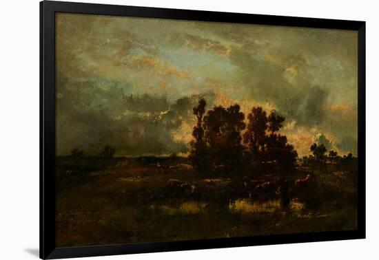 Wet Pasture, C.1870-Narcisse Virgile Diaz de la Pena-Framed Giclee Print