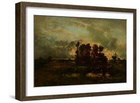 Wet Pasture, C.1870-Narcisse Virgile Diaz de la Pena-Framed Giclee Print