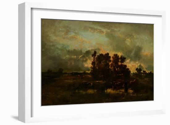 Wet Pasture, C.1870-Narcisse Virgile Diaz de la Pena-Framed Giclee Print