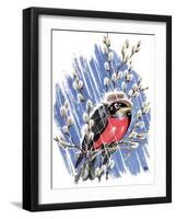 Wet Robin - Child Life-Keith Ward-Framed Giclee Print