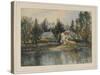 Wetheral Ferry, 1840-43-Samuel Bough-Stretched Canvas