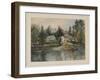 Wetheral Ferry, 1840-43-Samuel Bough-Framed Giclee Print