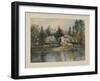 Wetheral Ferry, 1840-43-Samuel Bough-Framed Giclee Print