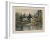 Wetheral Ferry, 1840-43-Samuel Bough-Framed Giclee Print