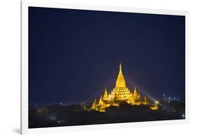 Wetkyi-In-Gubyaukgyi Temple in Bagan-Jon Hicks-Framed Photographic Print