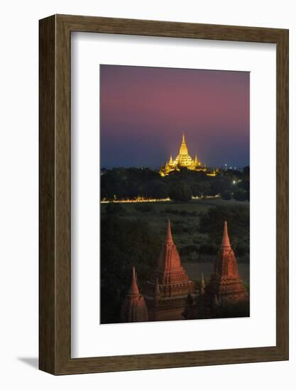 Wetkyi-In-Gubyaukgyi Temple in Bagan-Jon Hicks-Framed Photographic Print