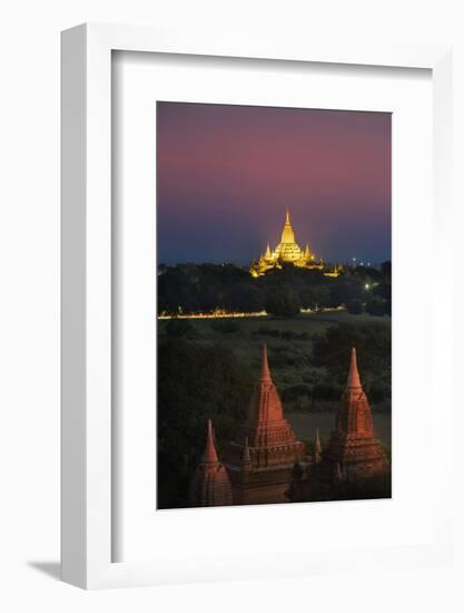 Wetkyi-In-Gubyaukgyi Temple in Bagan-Jon Hicks-Framed Photographic Print