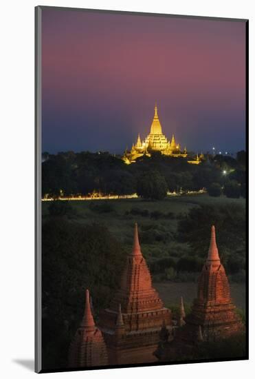 Wetkyi-In-Gubyaukgyi Temple in Bagan-Jon Hicks-Mounted Photographic Print