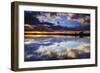 Wetlands at Sunrise, Bosque Del Apache National Wildlife Refuge, New Mexico-Russ Bishop-Framed Photographic Print