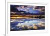 Wetlands at Sunrise, Bosque Del Apache National Wildlife Refuge, New Mexico-Russ Bishop-Framed Photographic Print