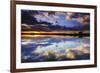 Wetlands at Sunrise, Bosque Del Apache National Wildlife Refuge, New Mexico-Russ Bishop-Framed Photographic Print