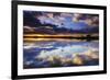 Wetlands at Sunrise, Bosque Del Apache National Wildlife Refuge, New Mexico-Russ Bishop-Framed Photographic Print