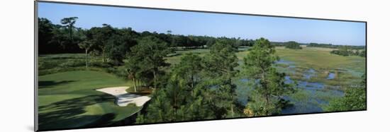 Wetlands in a Golf Course, Cougar Point, Kiawah Island Golf Resort, Kiawah Island-null-Mounted Photographic Print