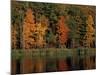 Wetlands in Fall, Peverly Pond, New Hampshire, USA-Jerry & Marcy Monkman-Mounted Photographic Print