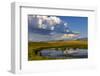 Wetlands pond in the Flathead Valley, Montana, USA-Chuck Haney-Framed Photographic Print