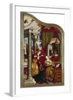 Wettenhausener Altar. Inner Left Panel: Annunciation, 1523-Martin Schaffner-Framed Giclee Print