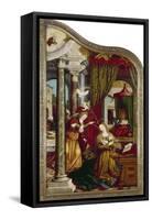 Wettenhausener Altar. Inner Left Panel: Annunciation, 1523-Martin Schaffner-Framed Stretched Canvas