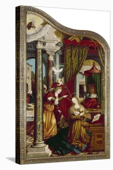 Wettenhausener Altar. Inner Left Panel: Annunciation, 1523-Martin Schaffner-Stretched Canvas