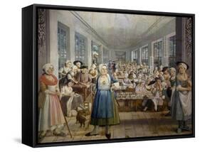 Wetter Brothers Textile Factory in Orange in 1764-null-Framed Stretched Canvas